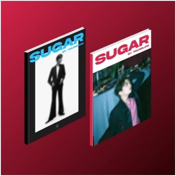 DREAMUS GOT7 Youngjae Sugar 2-ри мини-албум, комплект от 2 версии на CD + 76 p Книга + 1 p фотокарточка + 1 p Линзовидная