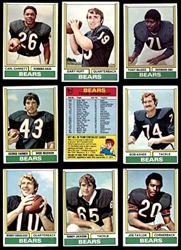 1974 Topps Chicago Bears Team Set Чикагские мечки (сет) VG/БИВШИ мечки