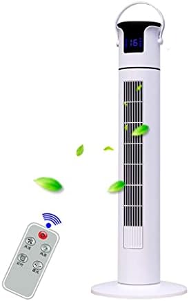 ISOBU LILIANG- - осцилиращ кула вентилатор с цифров екран със синхронизиране 1-12 часа, 7-секционни въздуховод с напречно на потока, 180 см, захранващ кабел, бяла (размер: 118 см)
