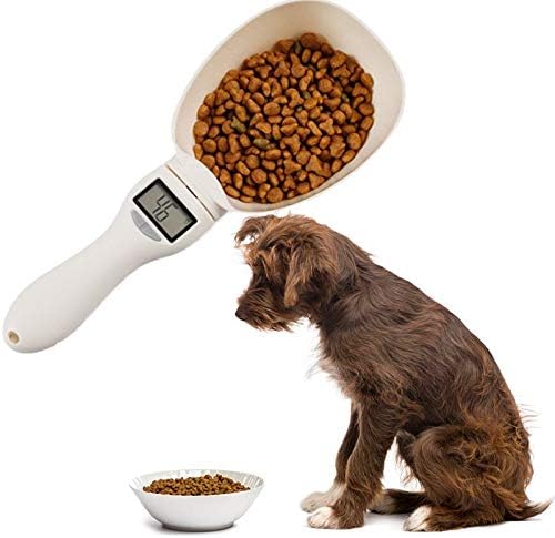 JFEI 800 г везни за храни за домашни любимци, купа за хранене на кучета, котки, кухненски везни, лъжица, мерителна лъжичка, преносима чаша с led дисплей