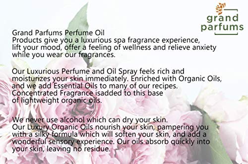 Парфюм спрей Grand Parfums ГРЕЙПФРУТ На Ароматическом масло е 2 Грама | Ръчно смес с органични и Етерични масла