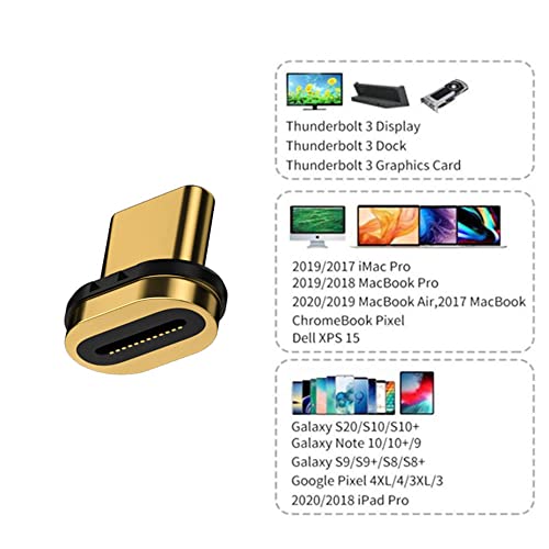 Магнитен Конектор NFHK 40 gbps USB4 Type C Направо Конектор 100 Вата Мощност на Предаване на Данни 8K видео адаптер