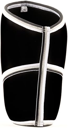 Наколенник ActiPro - 7 мм неопреновый черно – Компрессионный и поддържа за вдигане на тежести, пауэрлифтинга, кроссфита – Облекчава
