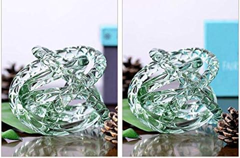 ЛЮШИ Стъклена Статуя Кристални Фигурки за Декорация Творчески Стъклен Кристална Топка, Ръчно изработени Бижута Мебели За