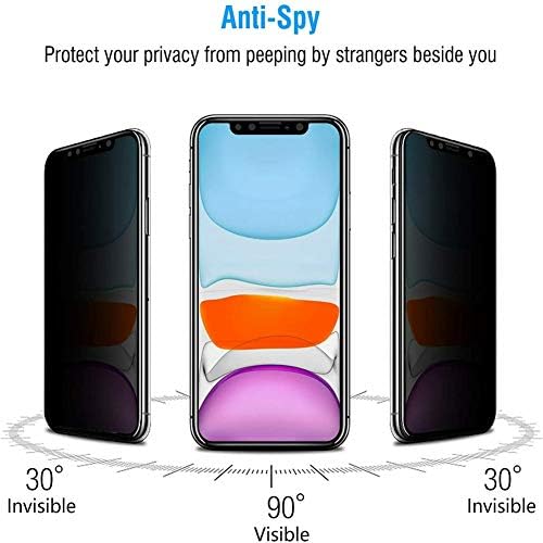 Защитно фолио Ytaland Privacy Screen Protector за Motorola (MOTO One 5G Ace) и Мото G 5G, [2] От закалено стъкло, без мехурчета, защита от проследяване и подсматривания