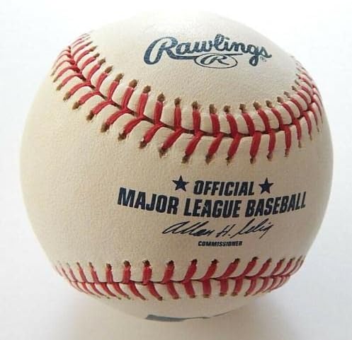 Найер Морган е Подписал Официален Бейзболен автограф Rawlings OML С Бледи Автограф - Бейзболни топки с автографи