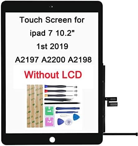 Смяна на сензорен екран JayTong за i-pad 7 10,21st 2019 A2197 A2200 A2198 с цифров преобразувател докосване на екрана