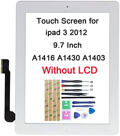 Смяна на сензорен екран JayTong за i-pad 3 2012 9,7 инча A1416 A1430 A1403 с цифров преобразувател докосване на екрана