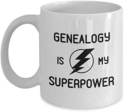 Генеалогия-Ми Суперсила Кафеена Чаша Специалист По Генеалогия Колега, Подарък за Дявола жена, възраст Чаша За Пътуване
