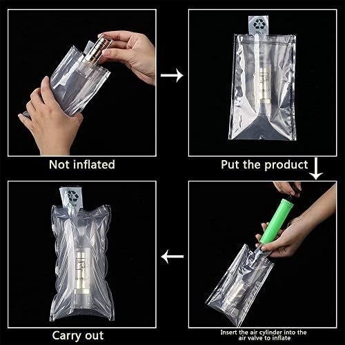 Опаковъчни въздушни възглавници Miupoo, Прозрачна Надуваема Пластмасова Защитна Чанта за Въздушна опаковки със