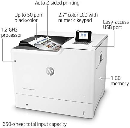 Принтер HP Color LaserJet Enterprise M652dn с двустранен печат (J7Z99A)