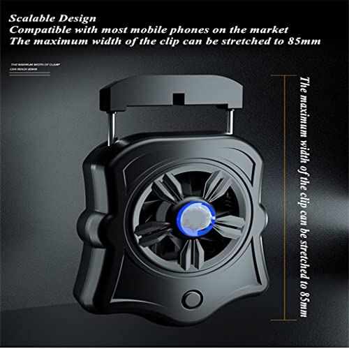 LUKEO Универсален Преносим Радиатор Аксесоари за мобилен телефон Охладител за игри Охлаждащ вентилатор за мобилен телефон (за Цвят: D, размер: 1)
