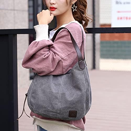 FVOWOH Чанти-скитник за жени, вельветовая чанта-тоут среден размер на мълния, ежедневни чанти през рамо в стил бохо за
