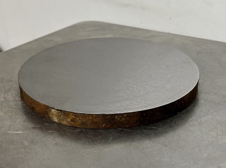 DATGSTORE Стоманена плоча, 1/2 , във формата на диск, с диаметър 6-1 / 2 , Стомана 1045, Кръгла, идеален за занаяти