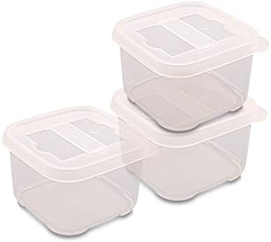 Контейнери за съхранение на пресни продукти Prettyard в кухненски килер (опаковка от 3 250 мл/бр (Подробни размери
