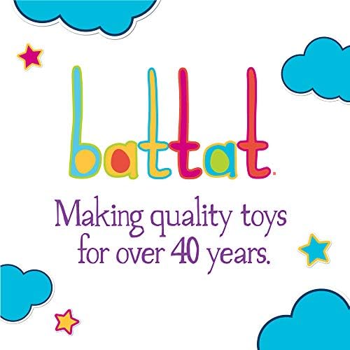 Battat – Превозни средства Push and Go – Предпазител на пишеща машина с фрикционным задвижване за деца над 18 месеца (Комбинация от самолет + влак)