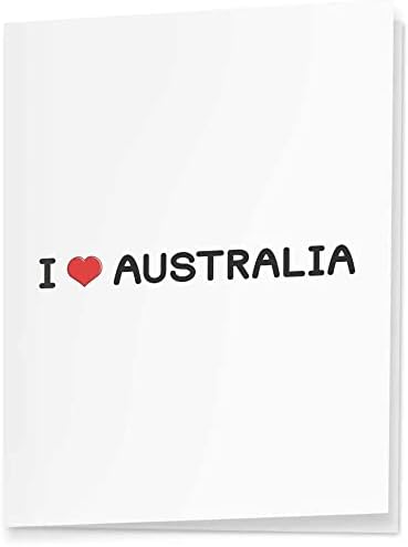 5 листа подарък опаковки I Love Australia, формат А1 /амбалажна хартия (GI00060600)