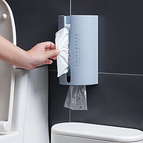 YUANFLQ Креативен с полукръгла Държач за Тоалетна хартия от ABS-материал, Стенен монтаж, Без пробиване, Държач за Хартиени