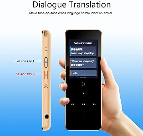 WYYDFDC 89 Езици X1 Устройство за запис на глас Преводач Поддържа двустранен незабавен превод Wi-Fi/Точка за достъп/офлайн