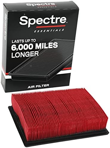 Въздушен филтър на двигателя Spectre Essentials от K & N: Премия, увеличава срока на служба на 50%: Подходящ за