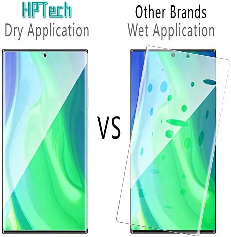 HPTech 2-Pack Защитно фолио за Samsung Galaxy Note 20 от ултра Пълно покритие от PET-фолио, HD Бистра, без мехурчета, подходящ