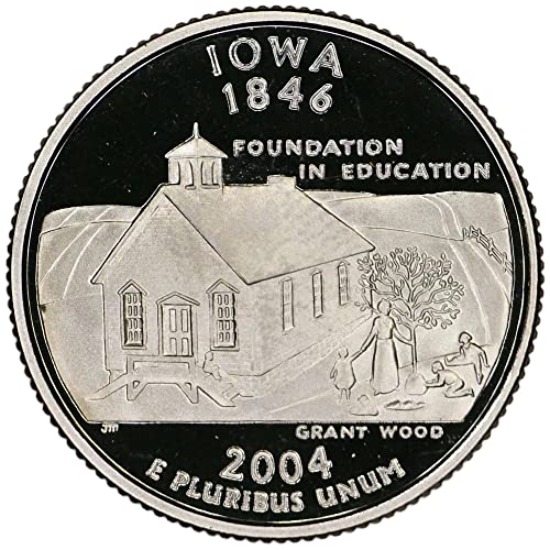Монетен двор на САЩ, 2004 г. освобождаване от доказателство за четвертака Айова