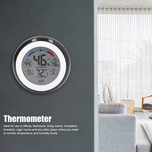 Дигитален Влагомер, Термометър за стая, 32-122 ° F 20-95% Относителна влажност на Външния Термометър, Влагомер