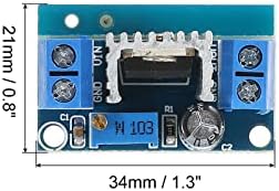 Регулатор на напрежение стъпка надолу конвертор MECCANIXITY DC-DC LM317 от 4,2-40 до 11,2-37 2.2 A синьо за MP3, MP4