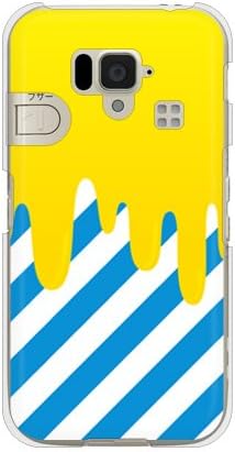 Отпадането за втора кожа Жълт/син цвят (прозрачни) / за обикновен смартфон 204SH/SoftBank SSH204-PCCL-299-H005