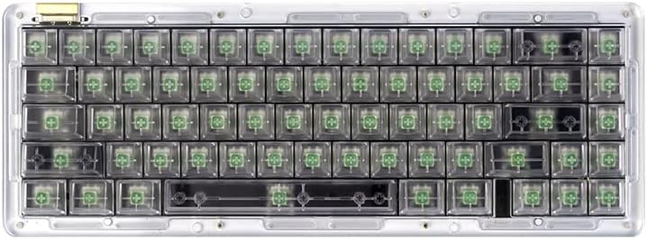 IDOBAO ICE Crystal-Прозрачен Череша Профил ABS Персонализирани Капачки за ключове-Комплект (OW)