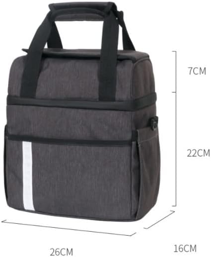 MMLLZEL богат на функции двупластова преносима чанта за обяд с голям капацитет 9л, плажен охладител, термална