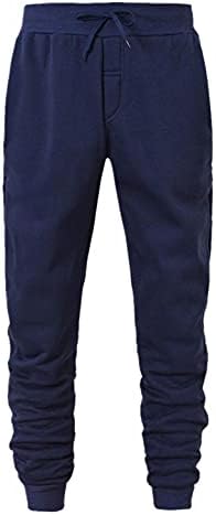 Qopobobo Мъжки Модел, Панталони, Мъжки Спортни Всекидневни Спортни Панталони за Джогинг Дишащи Памучни Туристически Панталони за Джогинг с Джобове