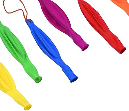 PULABO 10 БР. Дизайнерски балони с перфорации от Латексного материал, балони, за да Празнуват, Идеална Украса за Партита с Еластична лента, Различни цветове, Отлично и Т?