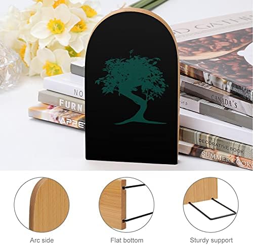 Японското Дърво Бонзай bookshelf Нескользящая Дървена поставка за книги Маса Аксесоари Офис Поставки За Книги