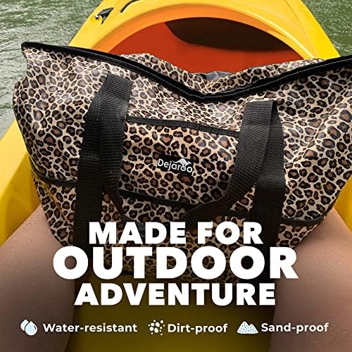 Водоустойчива Плажна чанта Dejaroo - Чанта за почивните дни и една нощ - по-Голяма и лесна