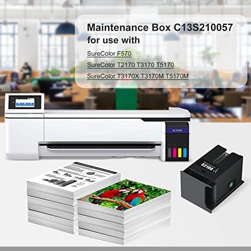 Кутия за обслужване на мастило Poschink T6715 T6176 за принтери Workforce Pro WF-4730 WF-4740 WF-4734 WF-4830 WF-4720 WF-4820