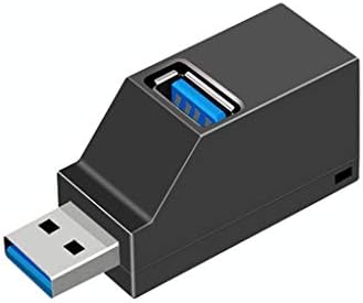 WYFDP USB 3.0 Adapter-удължителен кабел Mini Дърва Box 3 за Преносим КОМПЮТЪР, Мобилен телефон, Високоскоростен Четец U-диск (Цвят: черен)