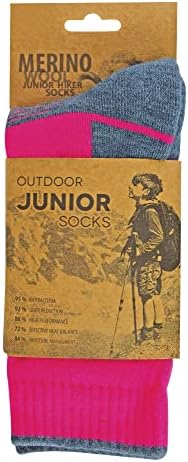 COMODO Детски Туристически Чорапи от Мериносова Вълна За Момчетата На Открито, Леки Туристически Чорапи