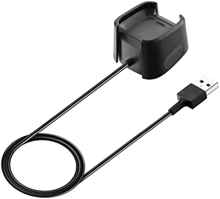 DAVNO USB зарядно устройство ще захранване на Зарядно устройство Държач Поставка за Зарядното устройство за Смарт часа Fitbit Versa