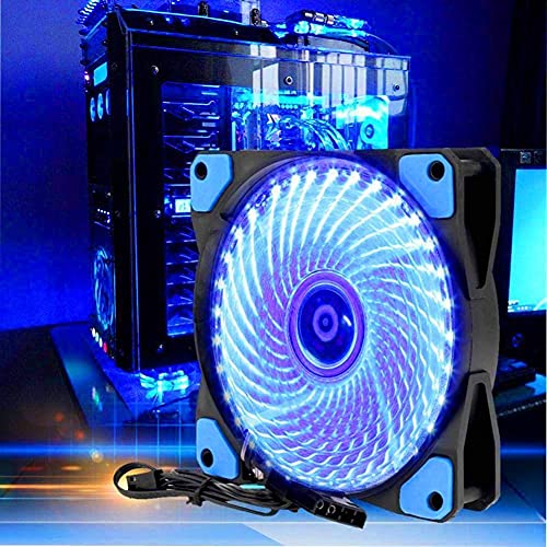 SDGH Тъпо 12 см 33 светодиода RGB Светлина на Вентилатора за Охлаждане на Радиатора за Компютър Корпус PC Вентилатор