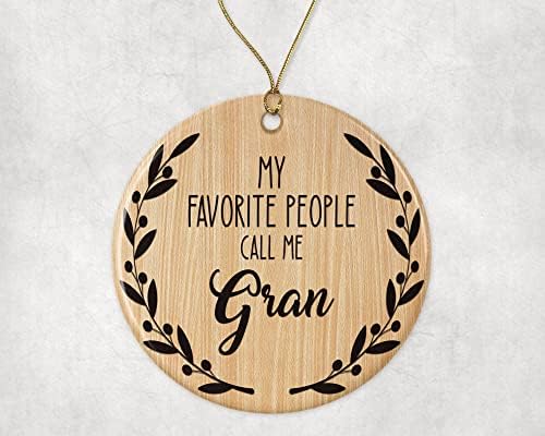 Q. PaddyShops любимите Ми хора ме наричат Баба украса за баба - Коледна Украса - Семейно бижу - Подарък за