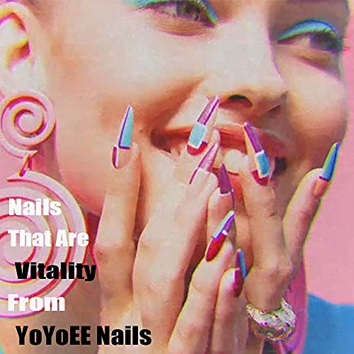 YoYoee Press on Nails Къси Френски Режийни Ноктите с Леопардовым Принтом, Квадратни Сладки Уши, Акрил, Пълно
