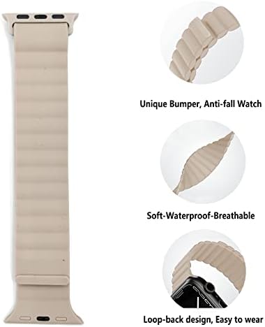Магнитна закопчалка за Apple Watch Band 44 мм 45 мм 42 мм 40 мм 41 мм, 38 мм и 49 мм 40 44 41 45 мм За деца/за мъже/Жени,