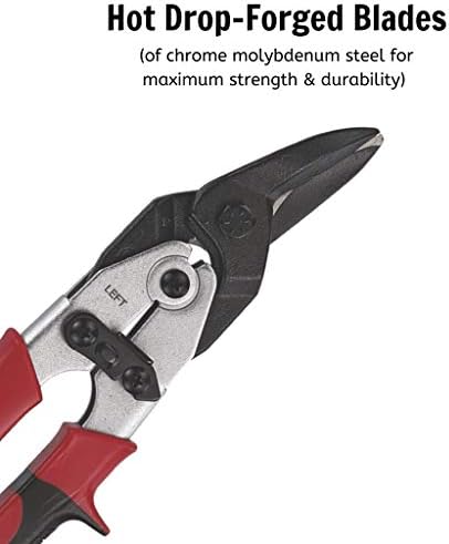 Самолетни ножици за рязане на ламарина Teng Tools - Обикновени Ножици За рязане на ламарина Пряк/Лявото нарязани