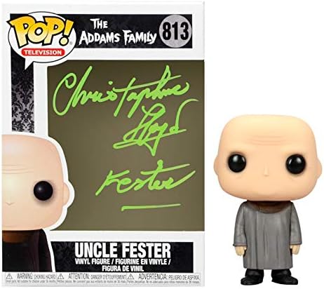Кристофър Лойд постави автограф The Addams Family Uncle Fester 813 Pop! Винил фигура