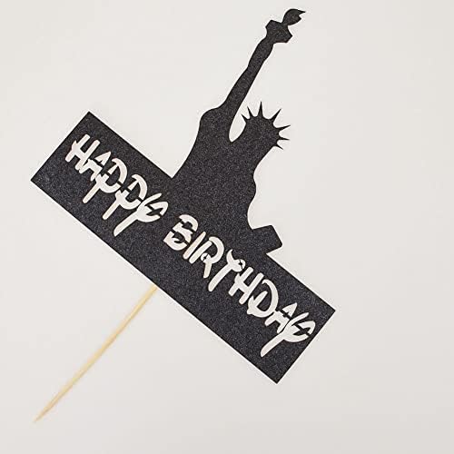 Ню Йорк Тематичен Topper За Тортата С честит Рожден Ден Lady Liberty, New York Landmark Украса За Парти по случай