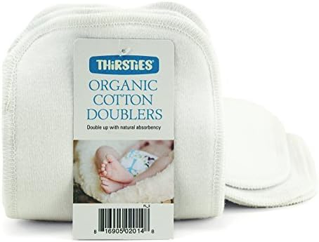 Дубликат на Пелена от Многократно по Органична Памучна Тъкан Thirsties за Новородени (3 опаковки)
