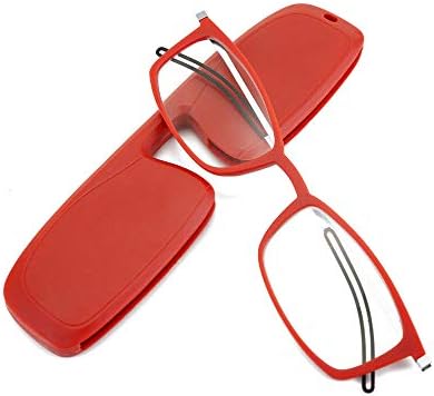 WANWAN Очила за четене в тънка рамка TR90 за Мъже И Жени със Защита от синя светлина за четене с мини-Ультракомпактным