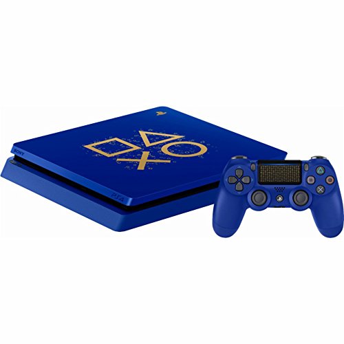 Игрова конзола Sony PlayStation 4 с ограничен тираж от 1 TB, оборудване Days of Play, Синьо (3003131), Спортна видео игра Gran Turismo за PlayStation 4