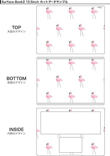 Етикети igsticker за кожата Surface Book / Book2 13,5 см-Тънки Премия Защитни Стикери за Тялото Skins Универсална Корица Flamingo Бял Розов